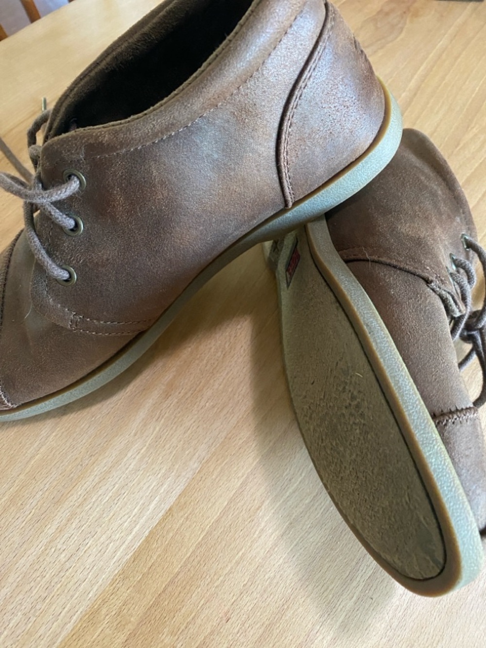 Bobs By Skechers Brown Suede Lace-Up Casual Shoes - Picture 5 of 10